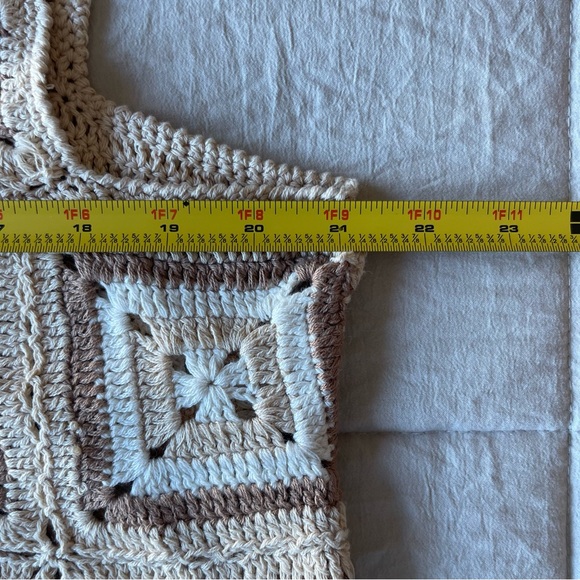 NWT Show Me Your Mumu XXL Granny Squares Crop Top 100% Cotton - Picture 6 of 6